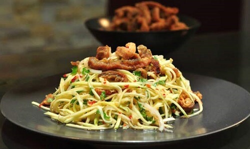 Gỏi xoài khô cá dứa