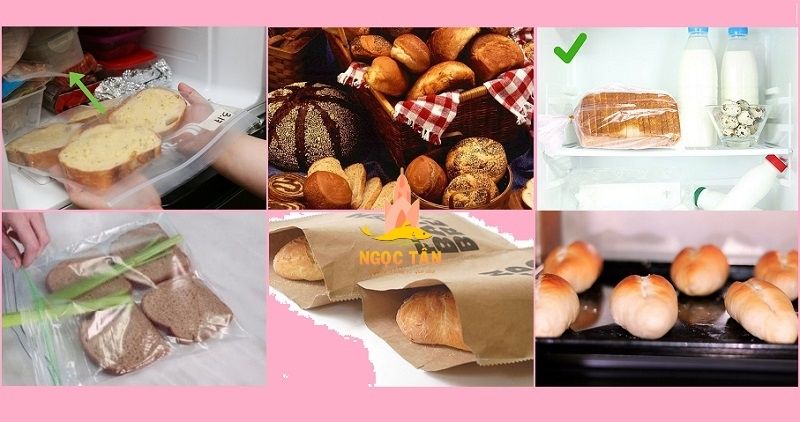 cách bảo quản bánh mì